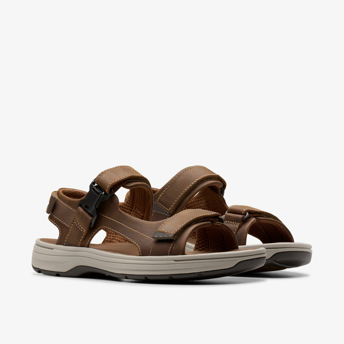 Clarks Best Seller / Saltway Edge Light Tan Leather