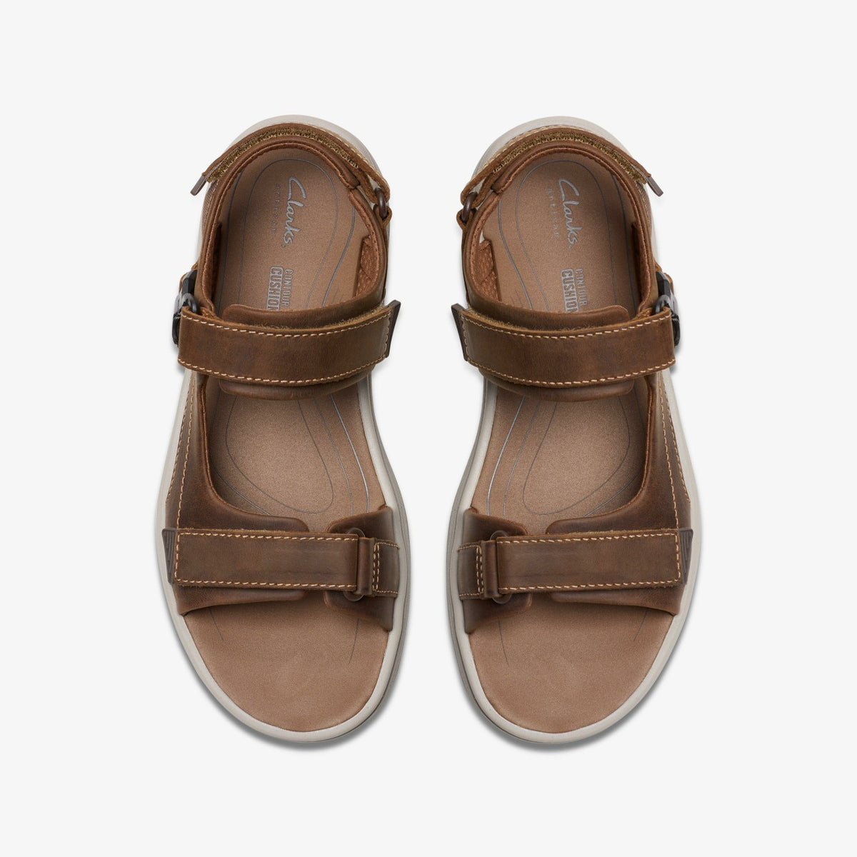 Clarks Best Seller / Saltway Edge Light Tan Leather