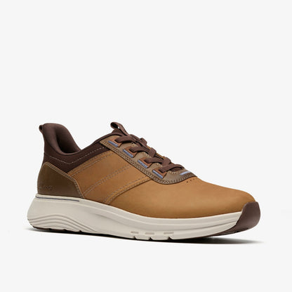 Clarks New / Motion Trek LX Dark Tan Leather