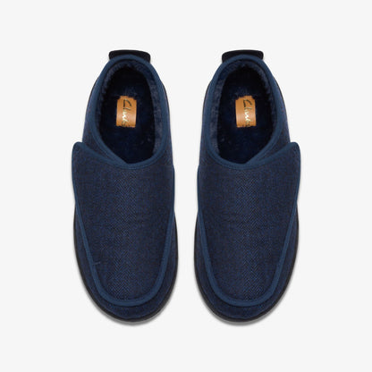 Clarks Latest / King Riptape Slipper Navy Interest
