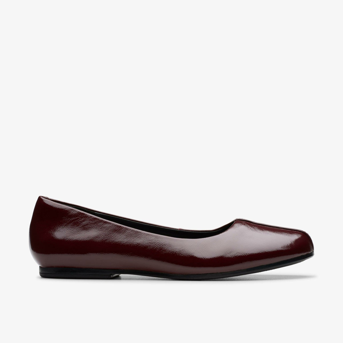 Clarks Trending / Livia Lily Burgundy Patent