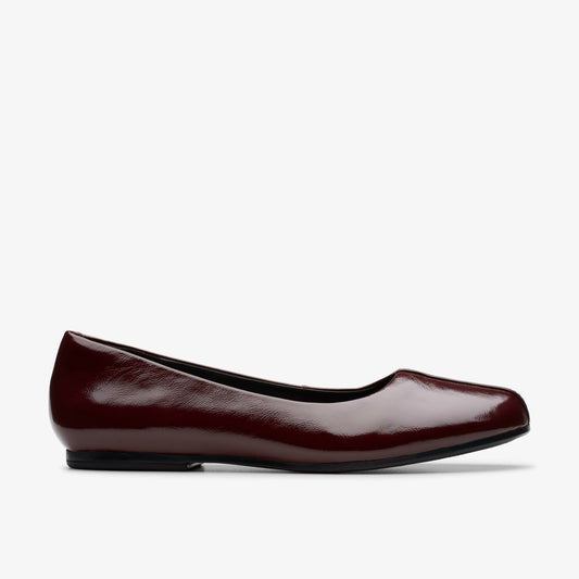 Clarks Trending / Livia Lily Burgundy Patent