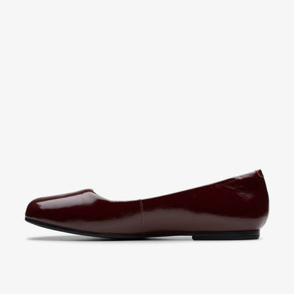 Clarks Trending / Livia Lily Burgundy Patent