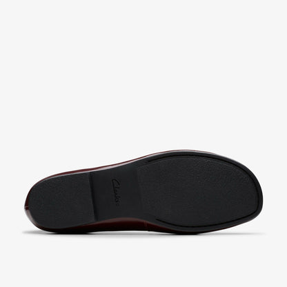 Clarks Trending / Livia Lily Burgundy Patent