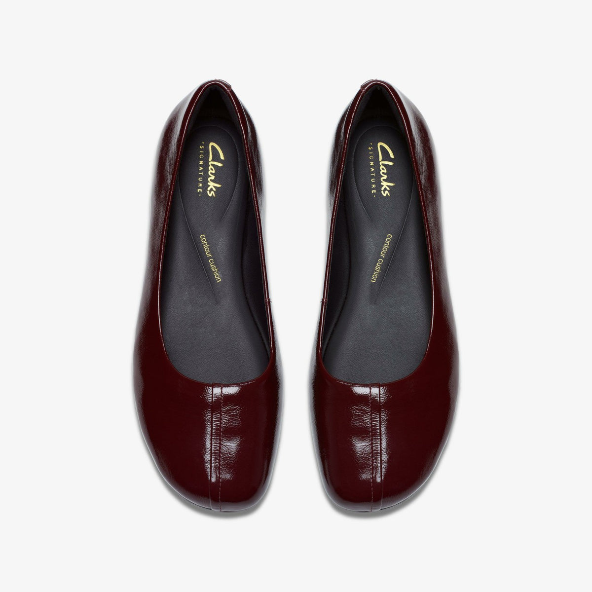 Clarks Trending / Livia Lily Burgundy Patent