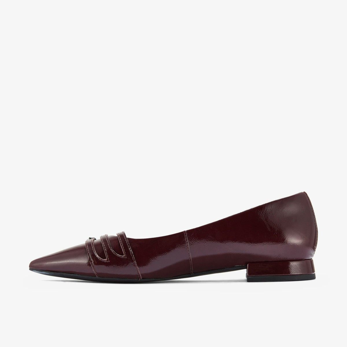 Clarks Exclusive / Sensa 15 Strap Burgundy Patent