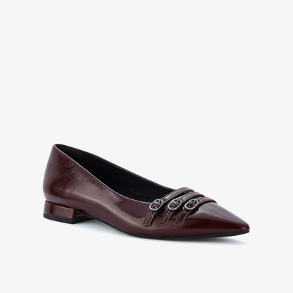 Clarks Exclusive / Sensa 15 Strap Burgundy Patent