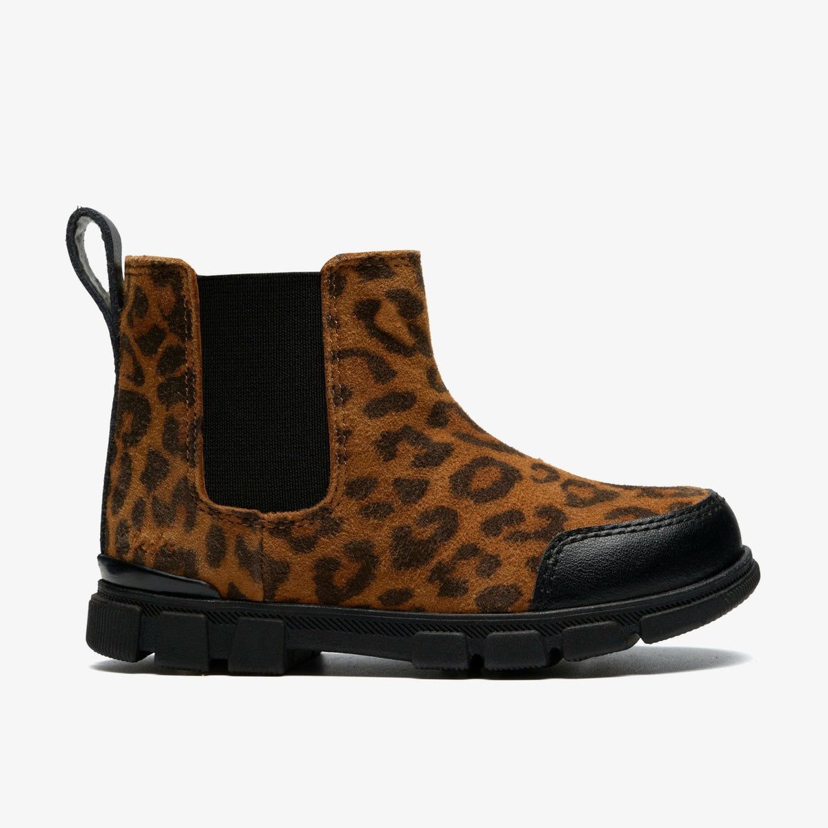 Clarks Best Seller / Evyn Chelsea Toddler Leopard Print