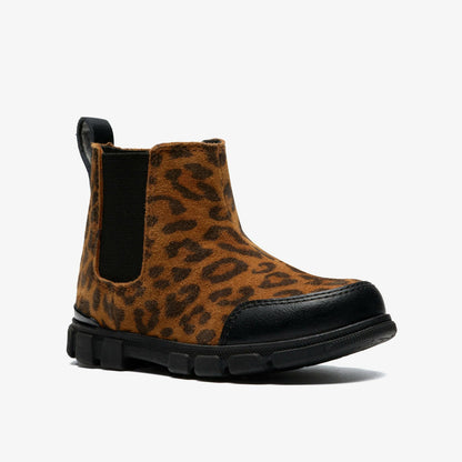 Clarks Best Seller / Evyn Chelsea Toddler Leopard Print