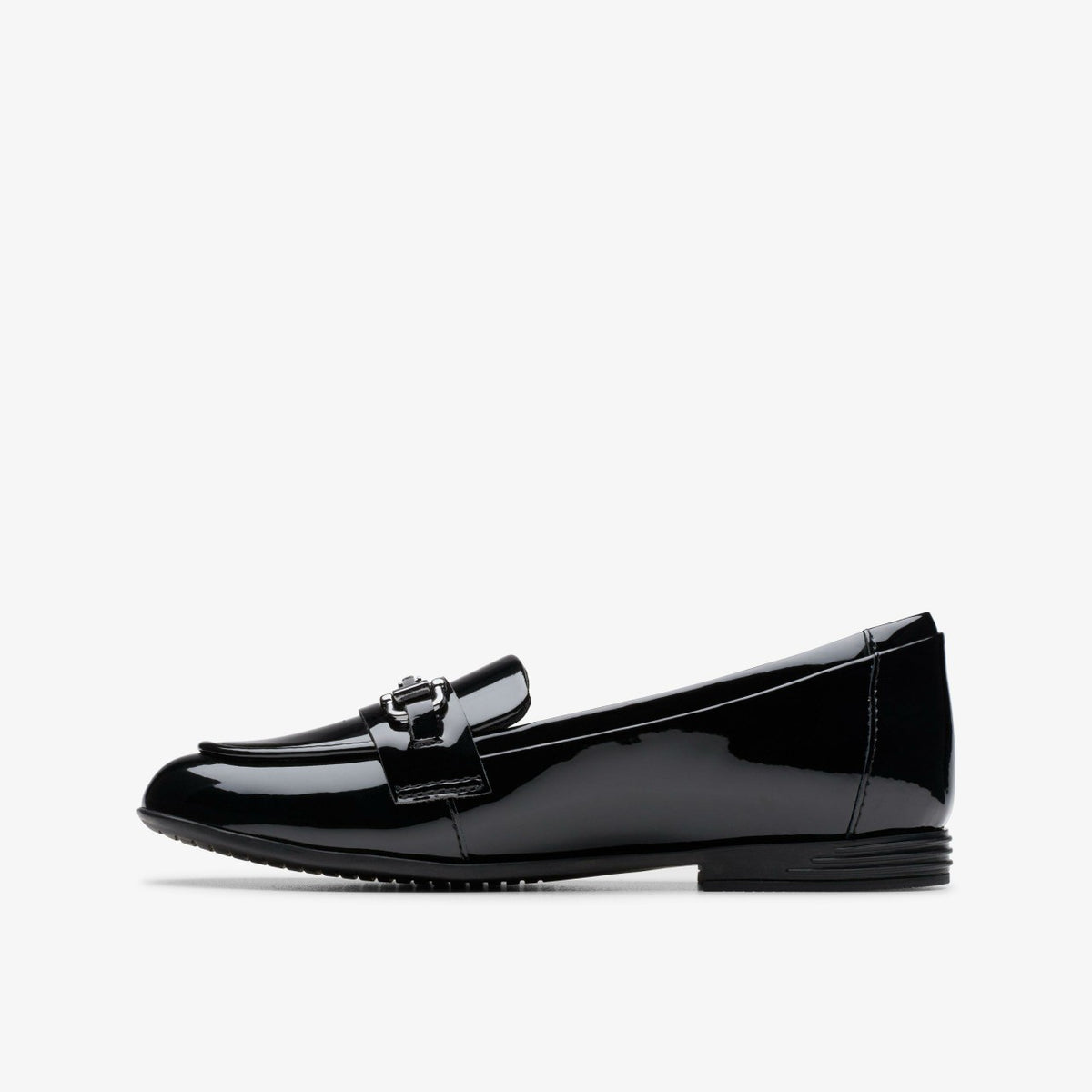 Clarks Premium / Finja Loafer Older Black Patent