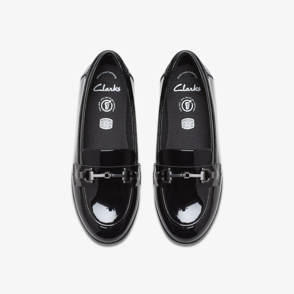 Clarks Premium / Finja Loafer Older Black Patent