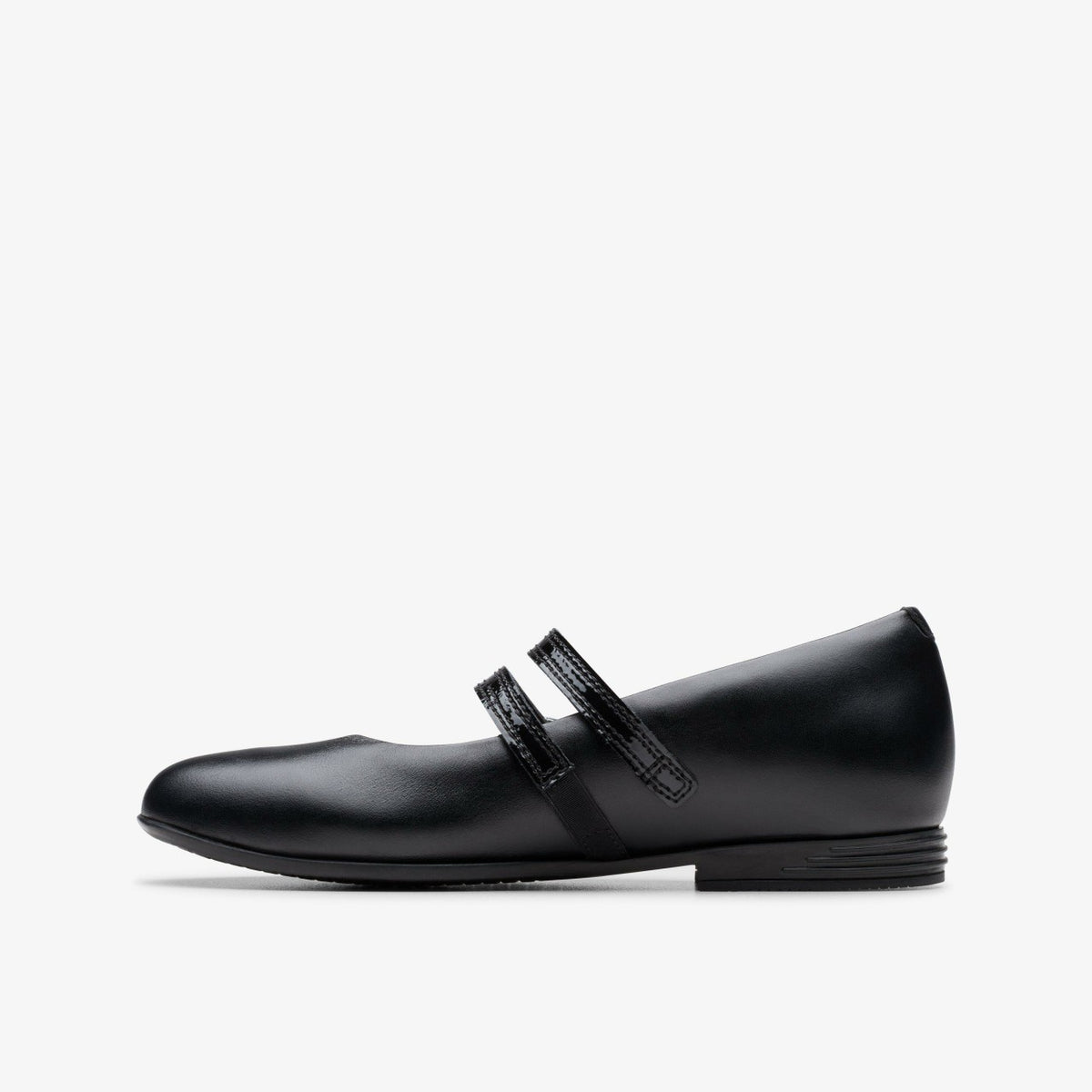 Clarks Recommended / Finja Bar Older Black Leather