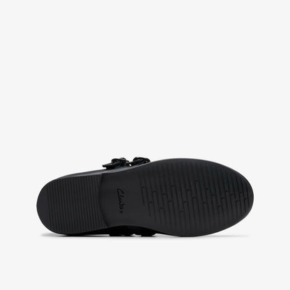 Clarks Recommended / Finja Bar Older Black Leather