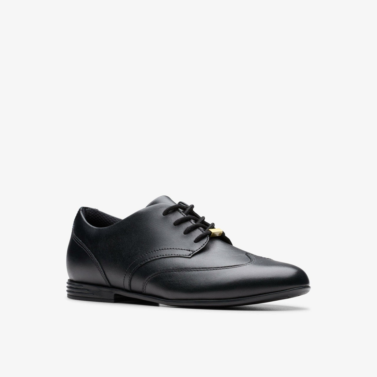 Clarks Value / Finja Wing Youth Black Leather