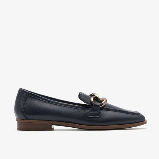 Clarks Premium / Sarafyna Iris Navy Leather
