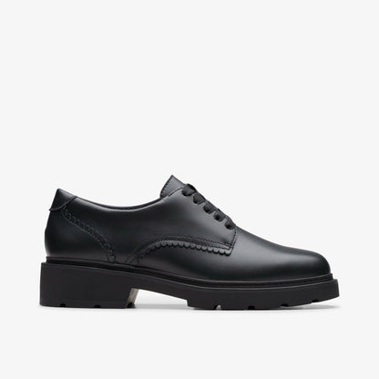 Clarks Trusted / Eris Pure Youth Black Leather