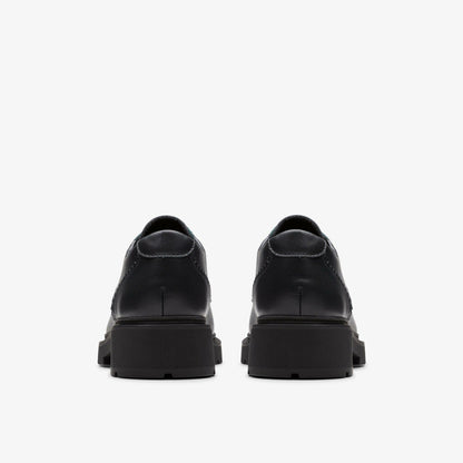 Clarks Trusted / Eris Pure Youth Black Leather