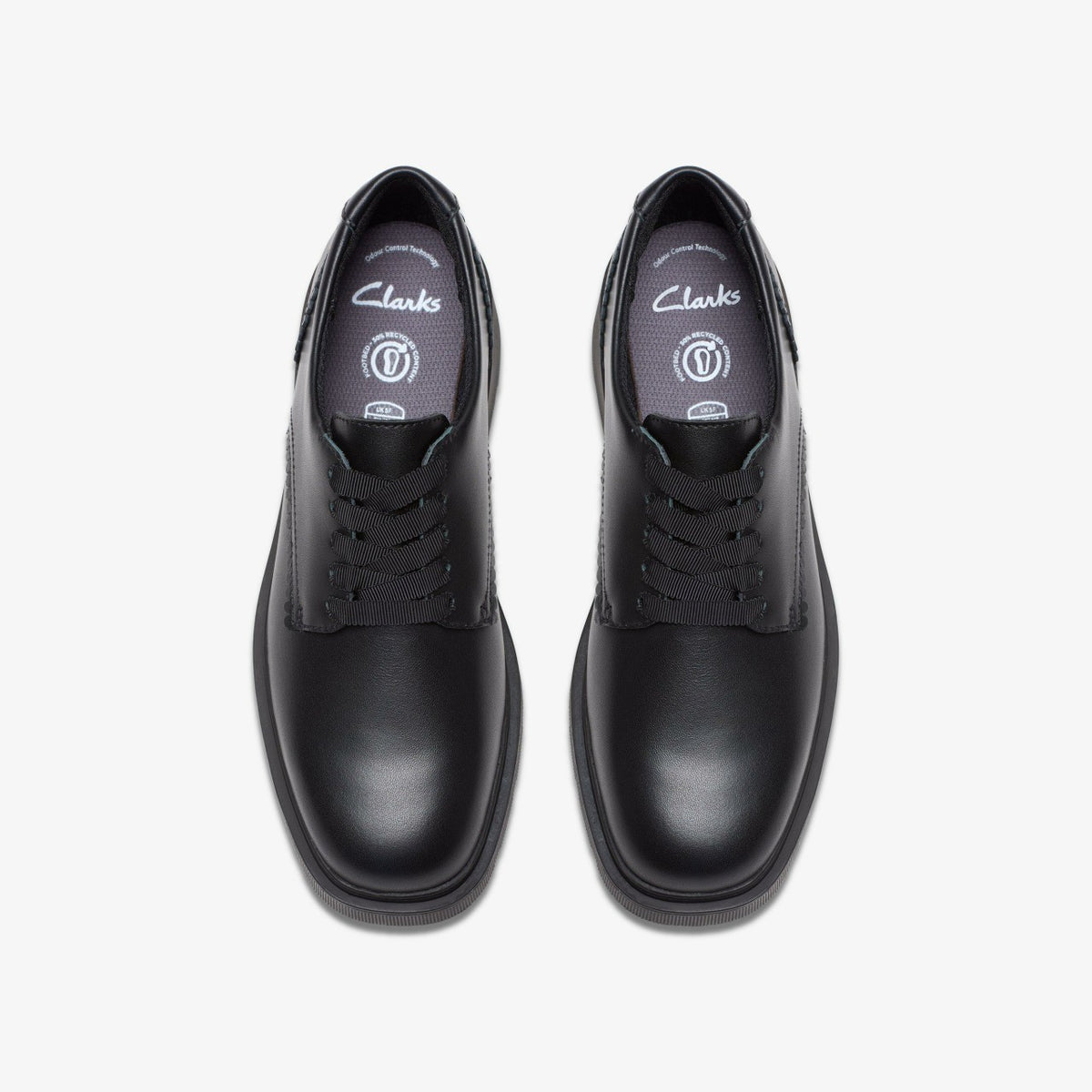 Clarks Trusted / Eris Pure Youth Black Leather