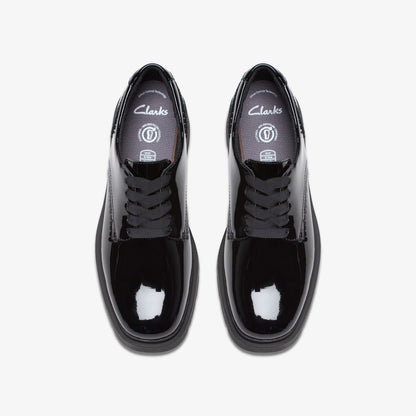 Clarks Value / Eris Pure Youth Black Patent