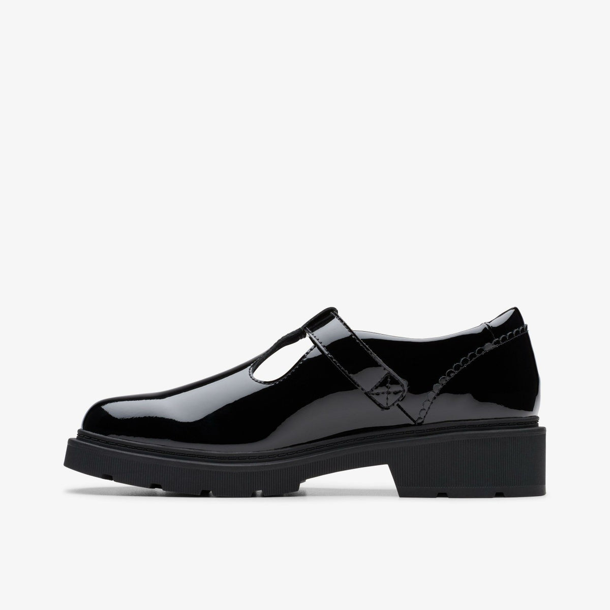 Clarks Signature / Eris Hope Youth Black Patent