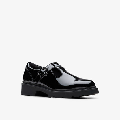 Clarks Signature / Eris Hope Youth Black Patent