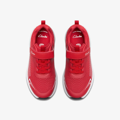 Clarks Hot Sale / Deyes Dash Kid Red Synthetic