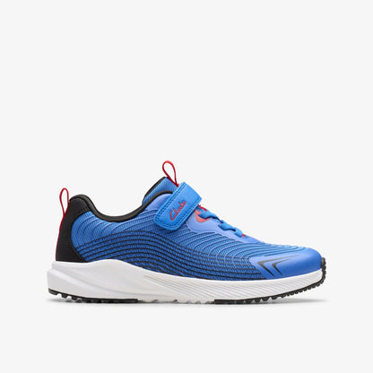 Clarks Great Value / Deyes Dash Kid Blue Synthetic