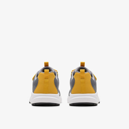 Clarks Deals / Deyes Dash Kid Grey Synthetic