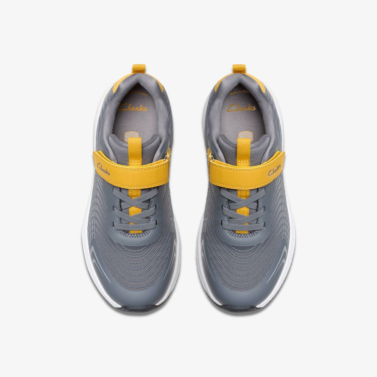 Clarks Deals / Deyes Dash Kid Grey Synthetic