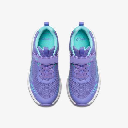 Clarks Premium / Deyes Dash Kids Purple Synthetic