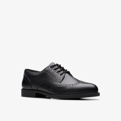 Clarks Best Price / Tapa Pure Youth Black Leather