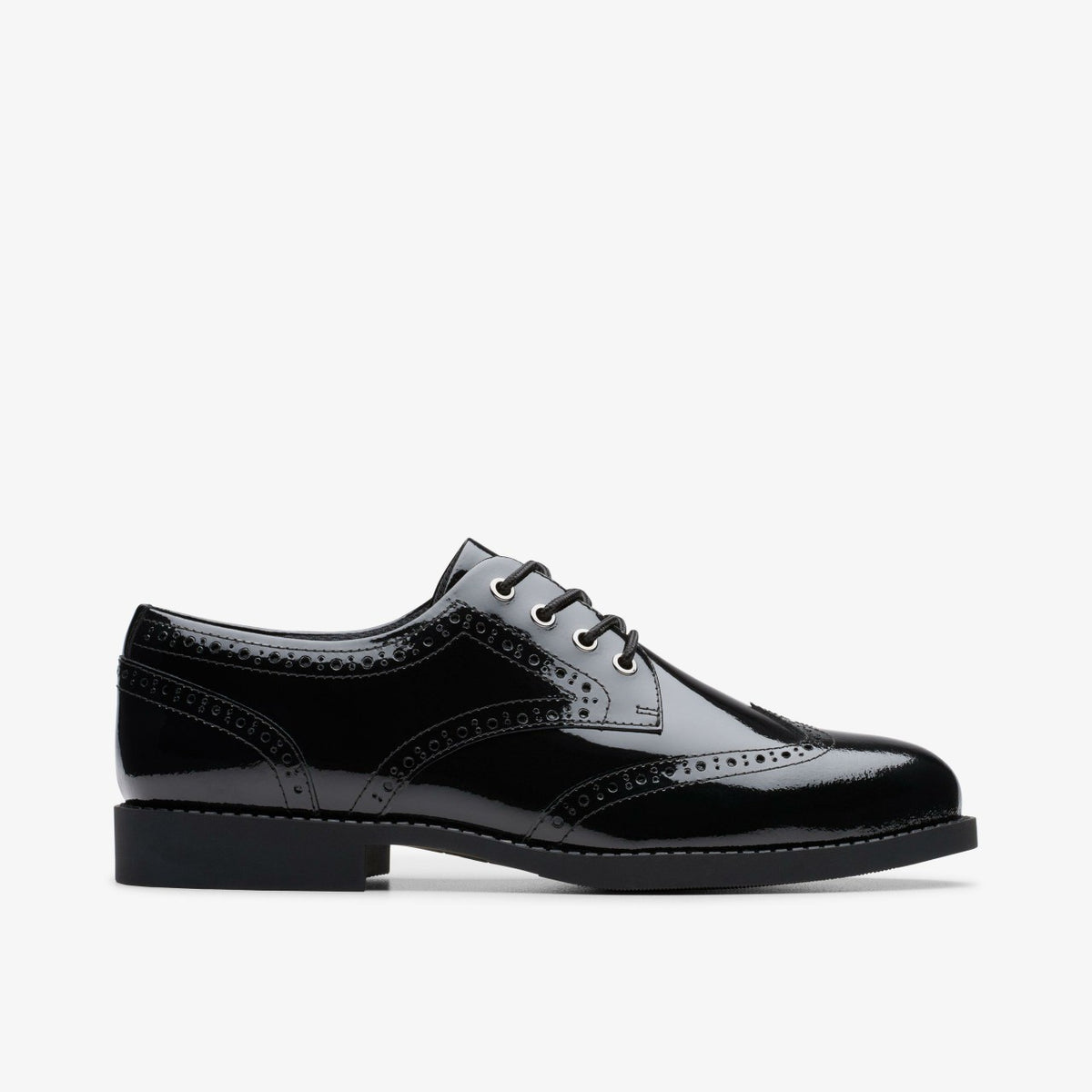 Clarks Premium / Tapa Pure Youth Black Patent