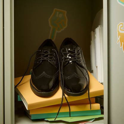 Clarks Premium / Tapa Pure Youth Black Patent