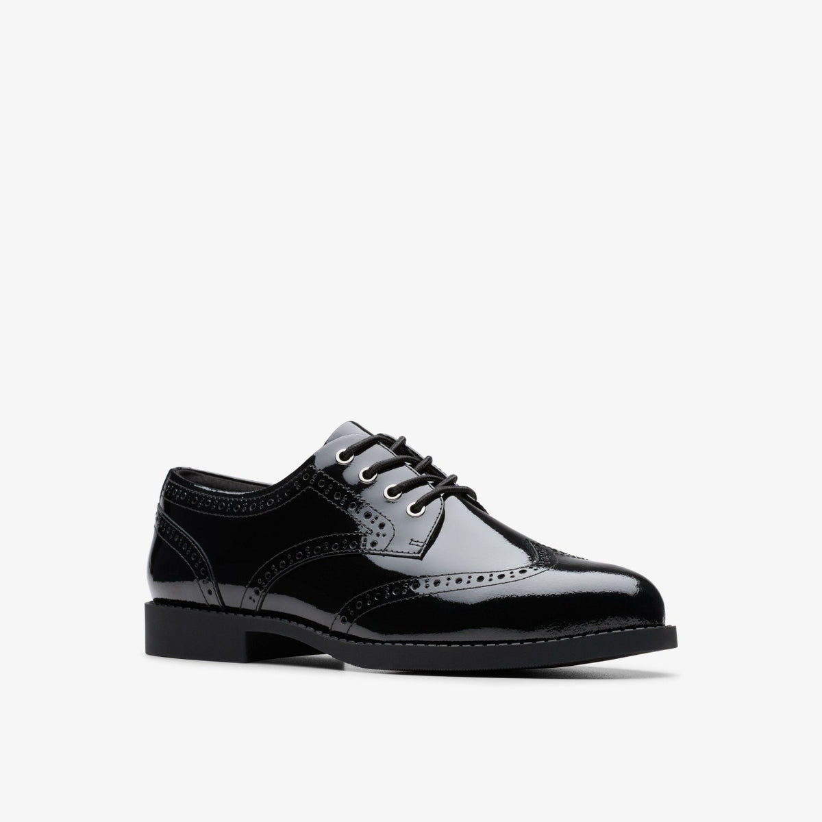 Clarks Premium / Tapa Pure Youth Black Patent