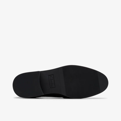 Clarks Top Pick / Tapa Edge Youth Black Leather