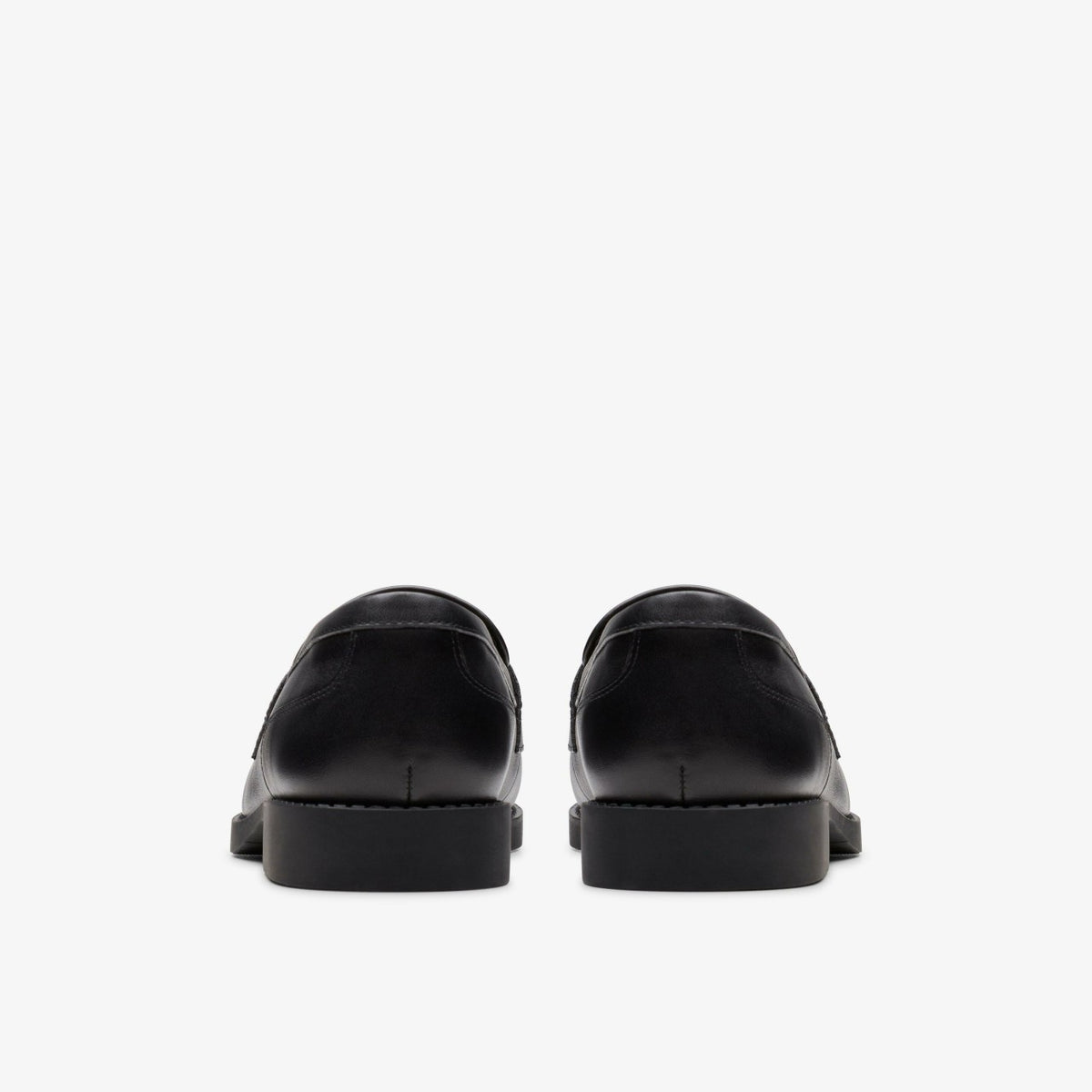 Clarks Top Pick / Tapa Edge Youth Black Leather
