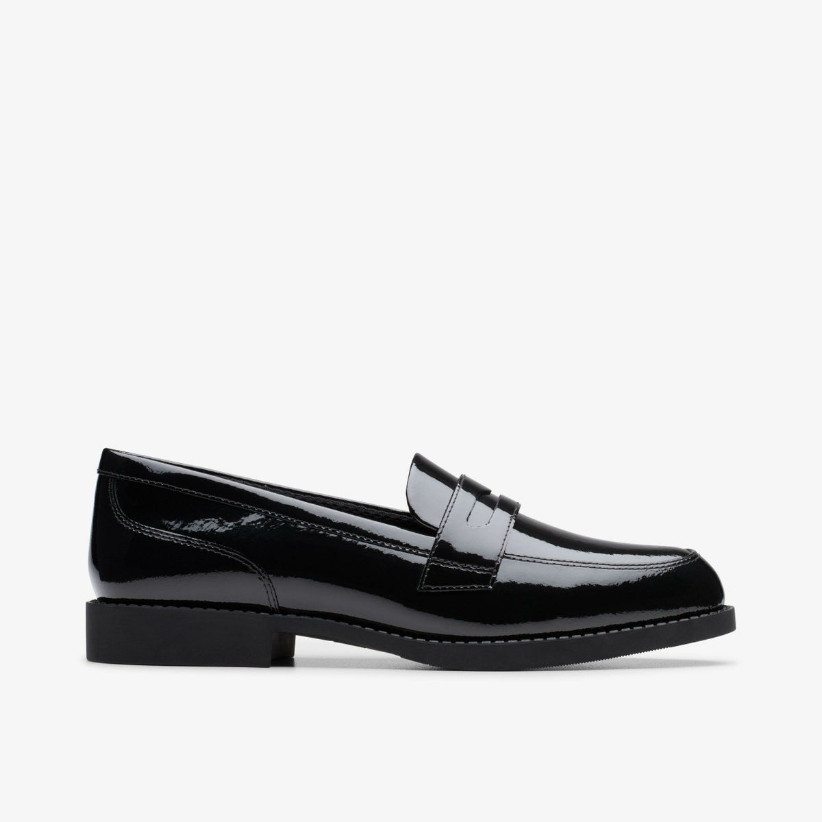 Clarks Recommended / Tapa Edge Youth Black Patent