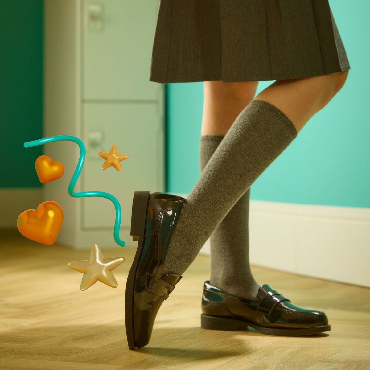 Clarks Recommended / Tapa Edge Youth Black Patent
