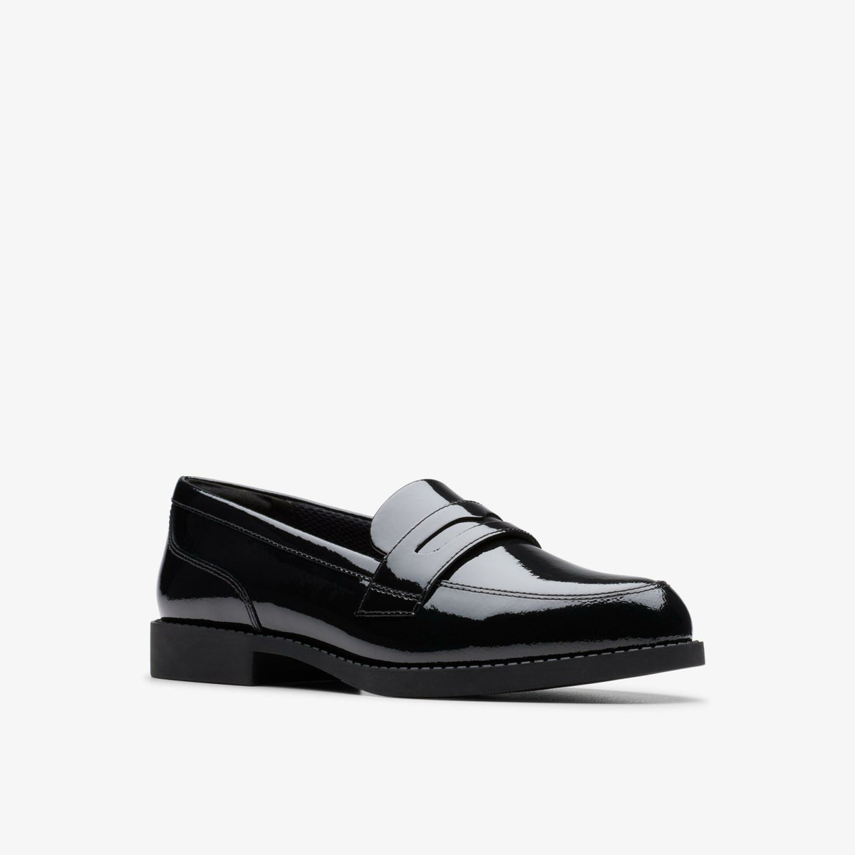 Clarks Recommended / Tapa Edge Youth Black Patent
