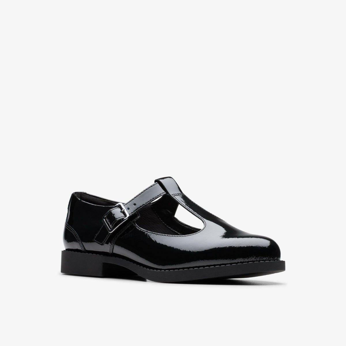 Clarks Featured / Tapa Hope Youth Black Patent