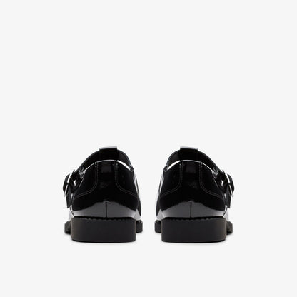 Clarks Featured / Tapa Hope Youth Black Patent