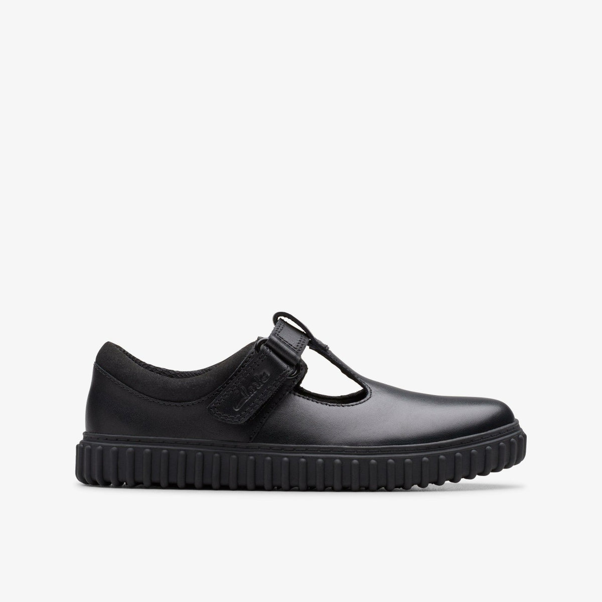 Clarks Essential / Cove Hope Kid Black Leather