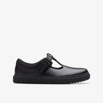 Clarks Essential / Cove Hope Kid Black Leather