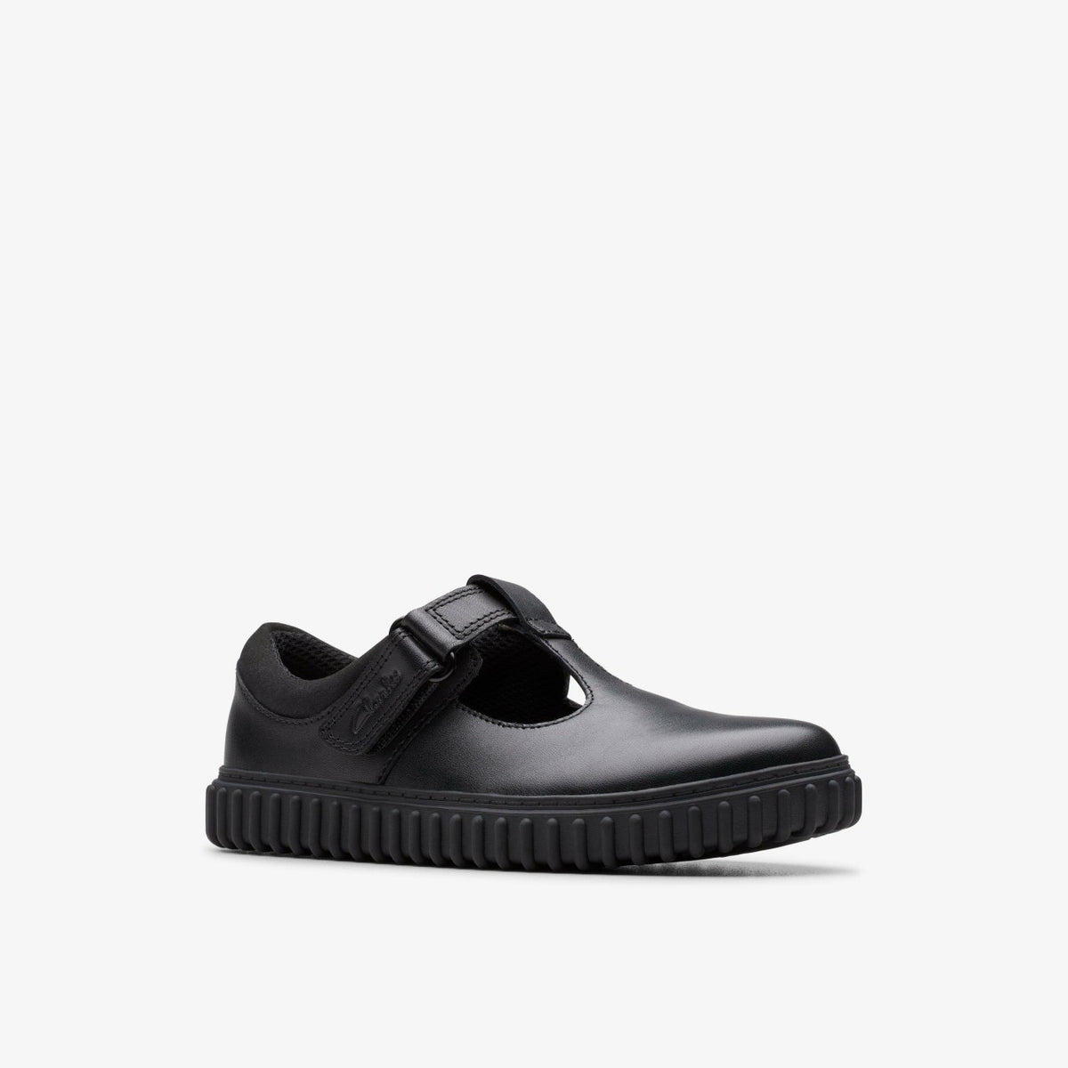 Clarks Essential / Cove Hope Kid Black Leather