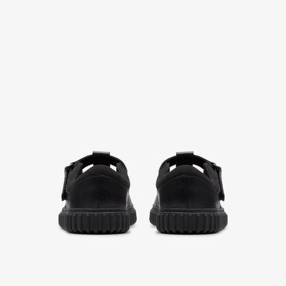 Clarks Essential / Cove Hope Kid Black Leather