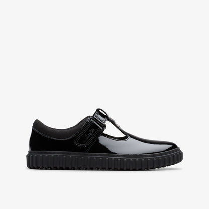 Clarks Quality / Cove Hope Kid Black Patent