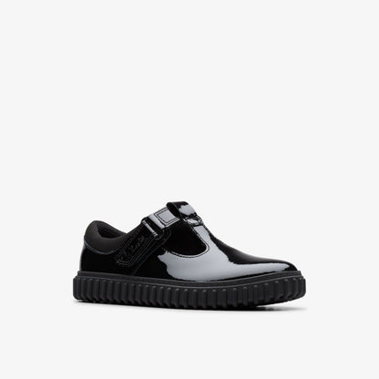 Clarks Quality / Cove Hope Kid Black Patent