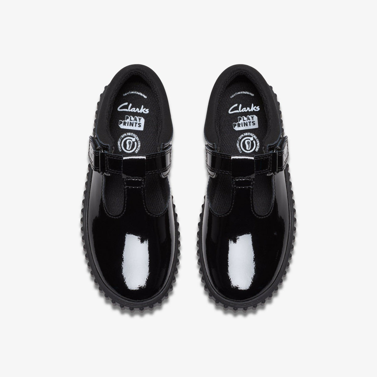 Clarks Quality / Cove Hope Kid Black Patent