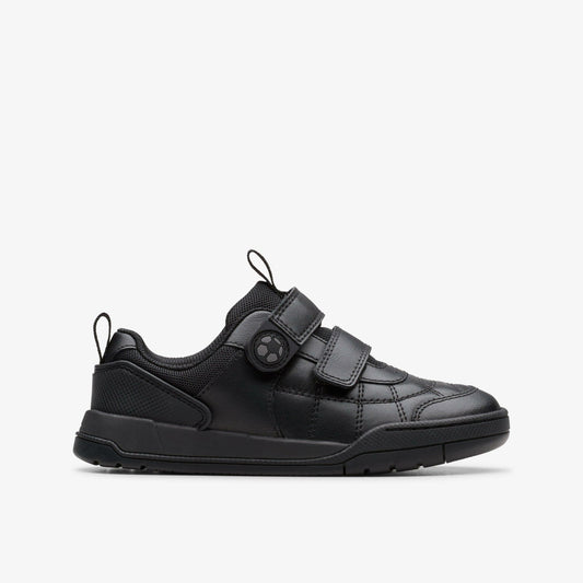 Clarks Deals / Laser Cross Kid Black Leather