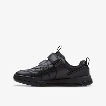 Clarks Deals / Laser Cross Kid Black Leather